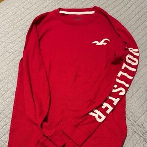 Hollister Crimson Crewneck Top